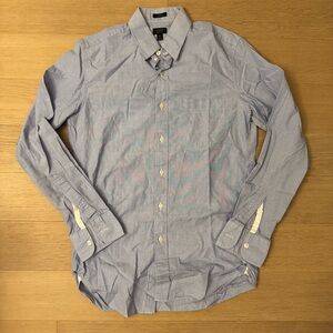 J. Crew Men's Sky Blue Casual Button-Down Shirt